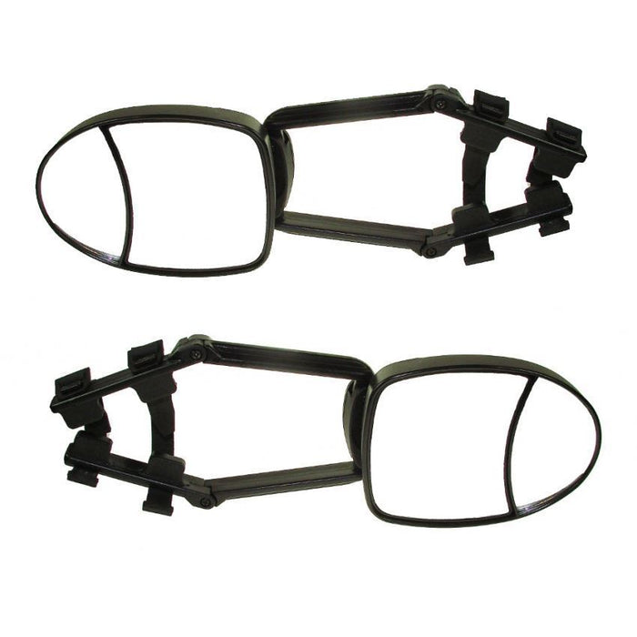 Universal Fit Caravan Trailer Extension Towing Oval Dual Mirror Convex Pair MP8326 x2