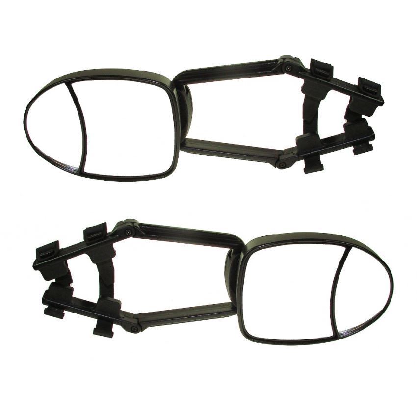 Universal Fit Caravan Trailer Extension Towing Oval Dual Mirror Convex Pair MP8326 x2