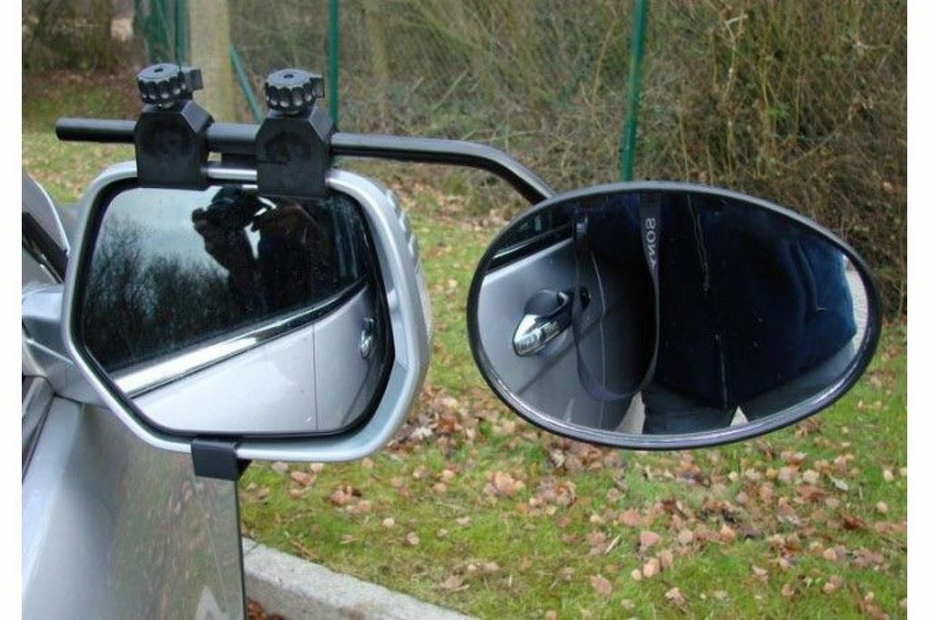Universal Fit Caravan Trailer Robust Extension Towing Wing Mirror Glass Single MP8327
