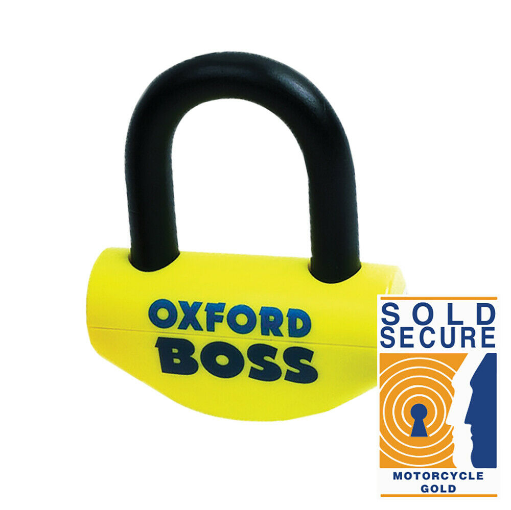 Universal Oxford Big Boss Super Strong Motorcycle Disc Lock 16mm Shackle Sold Secure OF46