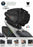 Universal Oxford T30R 30L Pillion Seat Tail Pack Bag Luggage Motorcycle Black OL335
