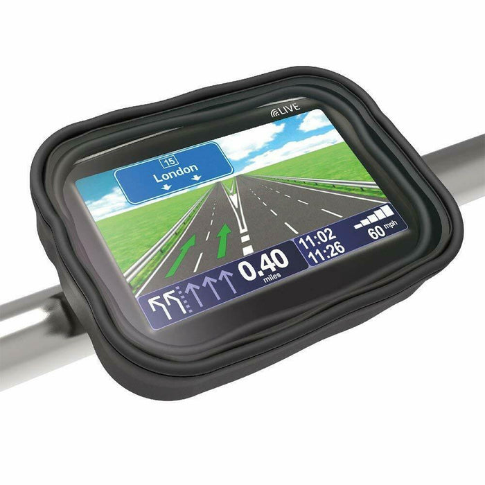 Universal Oxford Products Strap-Nav Sat-Nav GPS Navigation Holder Case Motorcycle OX558