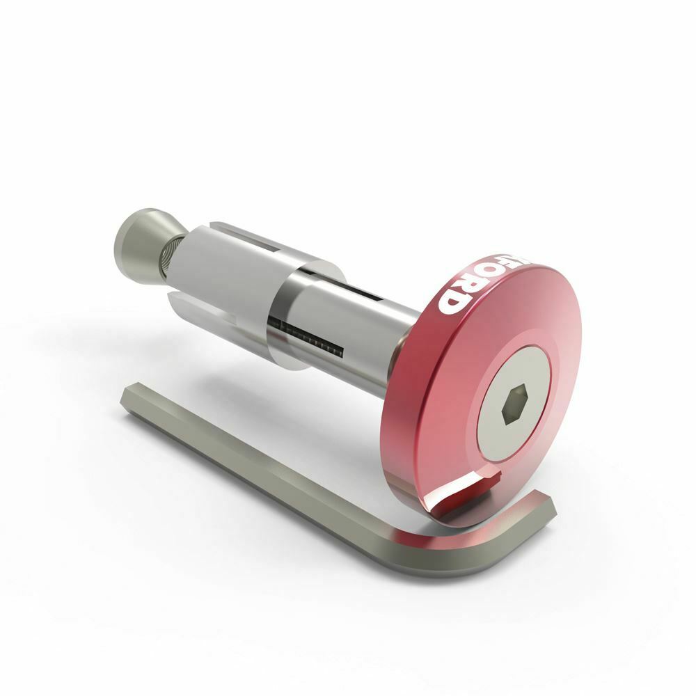 Universal Oxford Motorcycle Slim Aluminium Handlebar Bar Ends Red OX595