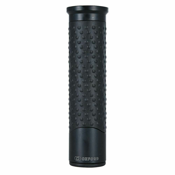 Universal Oxford Motorcycle Tecnico Handlebar Grips Black Alloy OX613