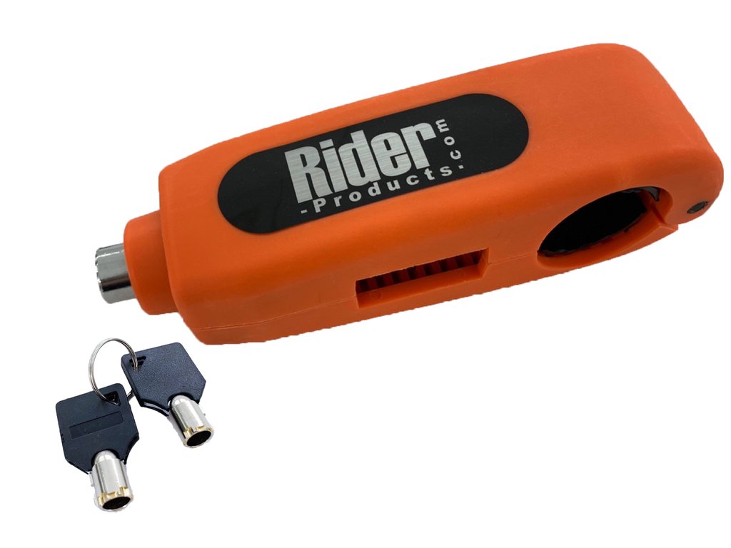 Universal Rider Products Motorcycle Motorbike Brake Lever Throttle Lock Orange RP58