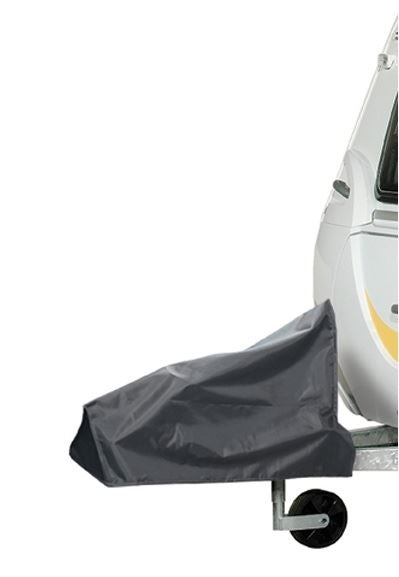 Universal Fit All Years Caravan Tralier Towing Hitch Cover Grey SWHC1