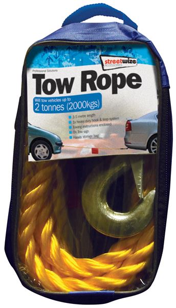 Universal 2 Tonne Tow Rope 3.5 Metre SWTR20