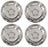 Universal 16 Inch Chrome Deep Dish Wheel Trims Hub Caps 16" SWUX105