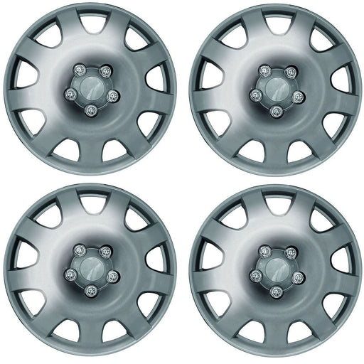 Universal 14" Thunder Car Wheel Trims Hub Caps Plastic Covers Silver SWUX32
