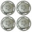 Universal 15 Inch Silver Deep Dish Wheel Trims Hub Caps 15" SWUX99