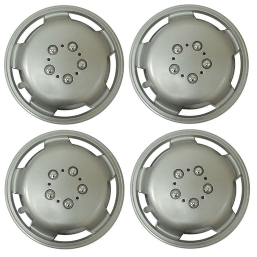 Universal 15 Inch Silver Deep Dish Wheel Trims Hub Caps 15" SWUX99