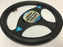 Universal Fit Black & White Stitching Steering Wheel Cover Glove 37cm SWWG12