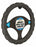 Universal Fit Black Chunky Sports Grip Steering Wheel Cover Glove 37cm SWWG4
